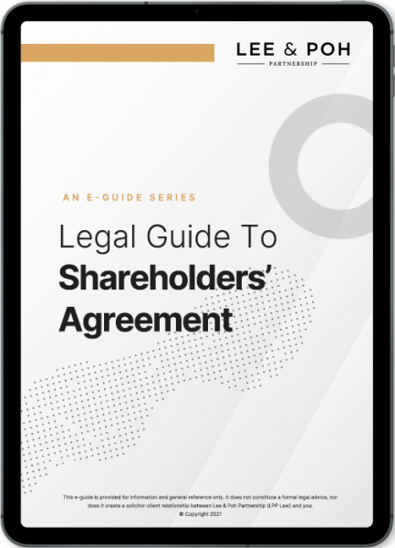 Shareholders’ Agreement E-Guide - ipad mockup