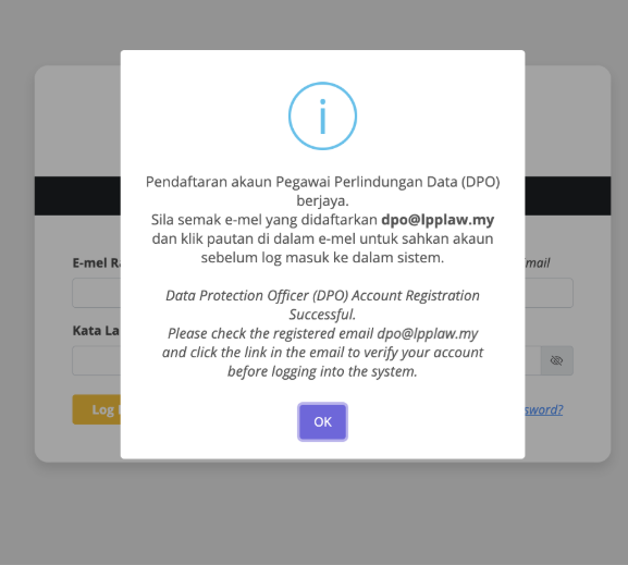 Guide To DPO Registration In Malaysia step 4