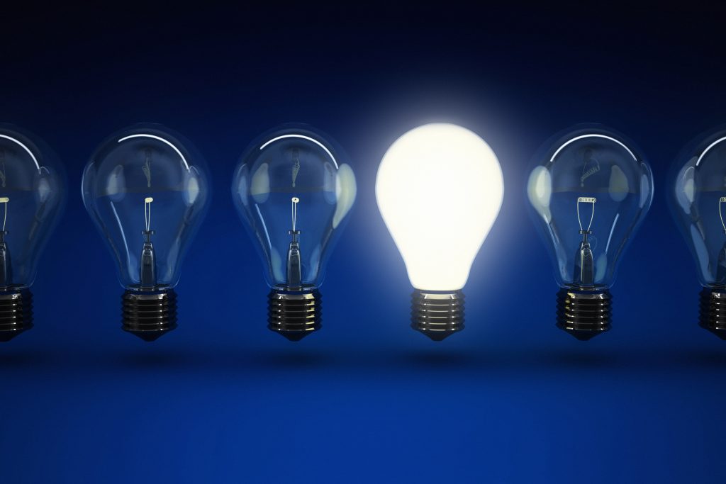 Blue,Light,Bulb,Idea,Concept